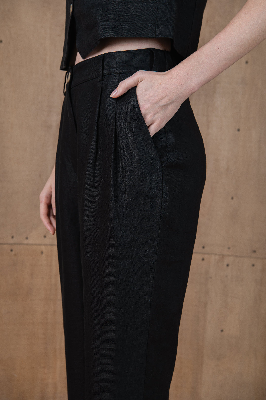 100% Linen Trousers Milano