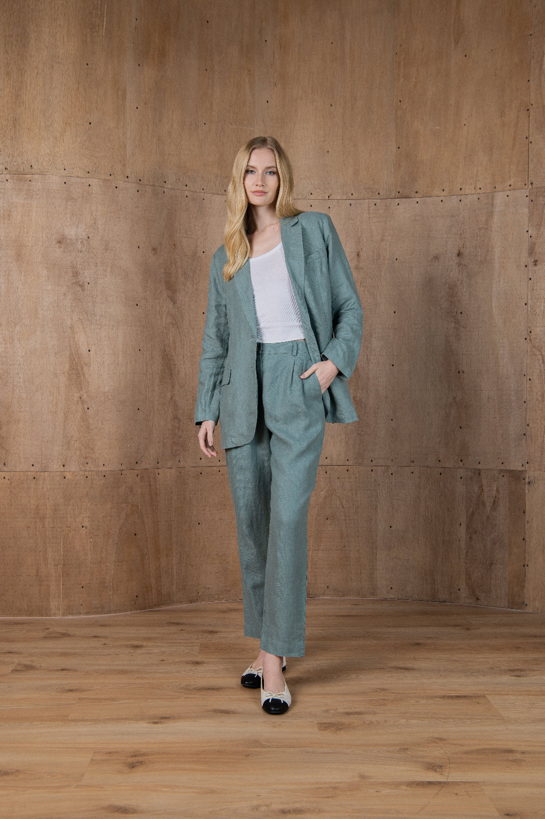 100% Linen Trousers Milano