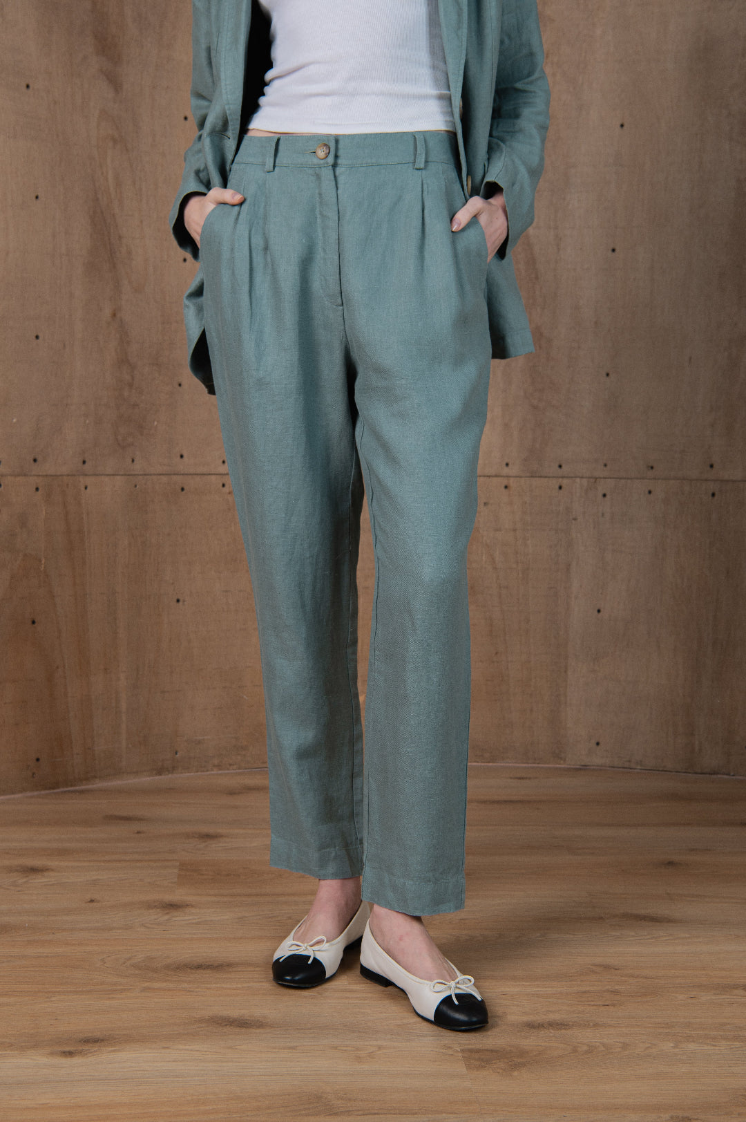 100% Linen Trousers Milano