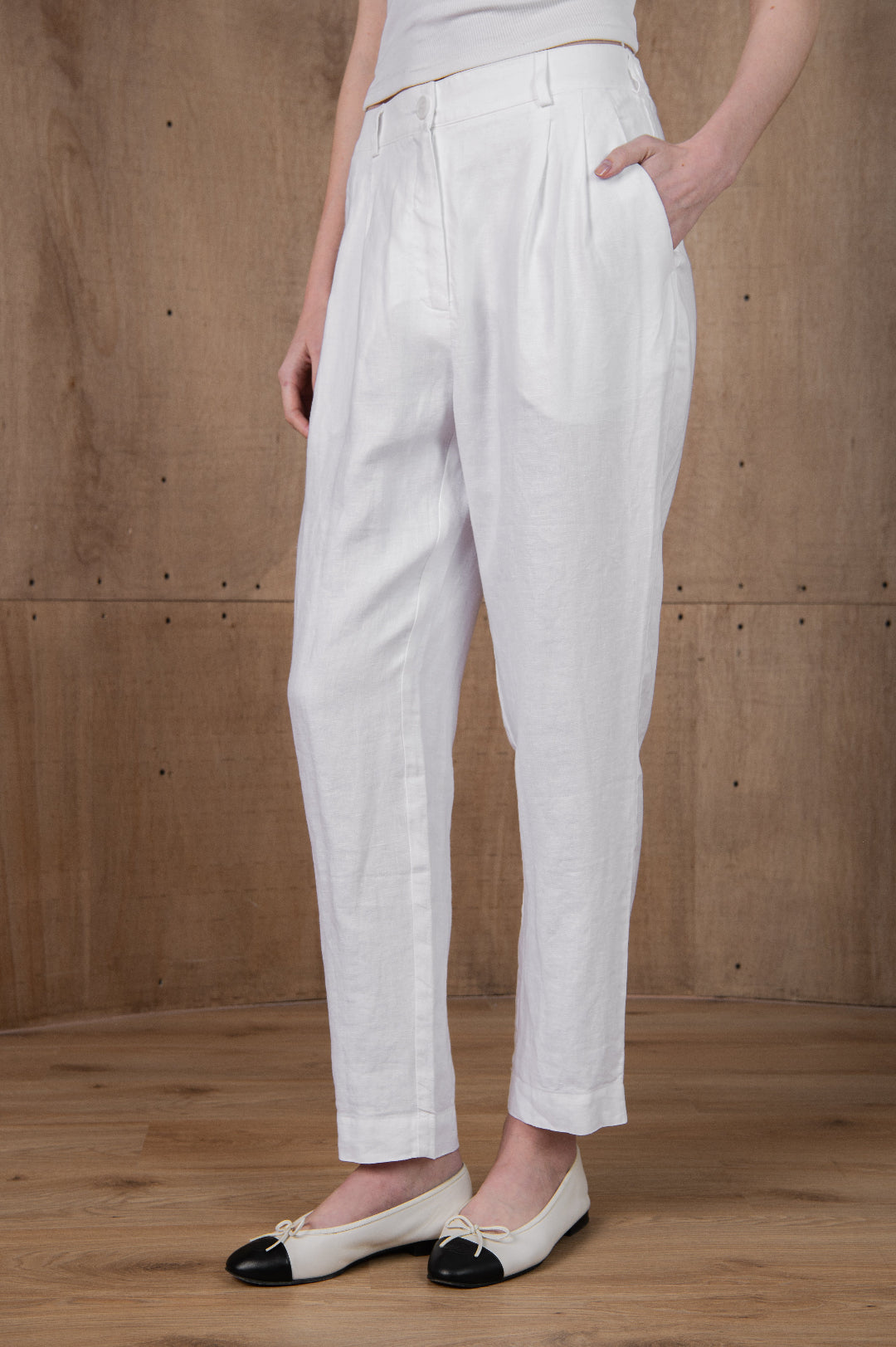 100% Linen Trousers Milano