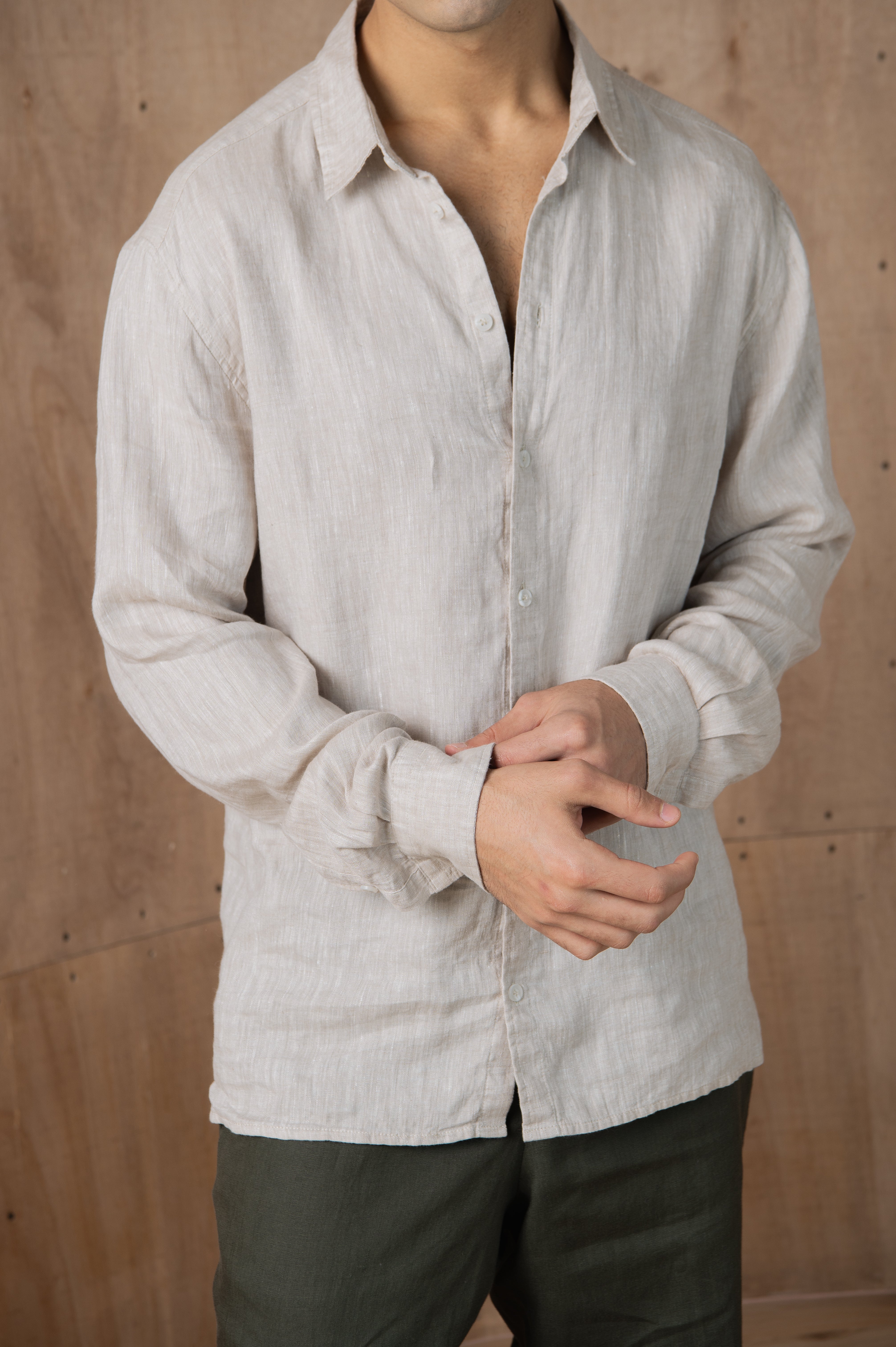 100% Linen Shirt Robin