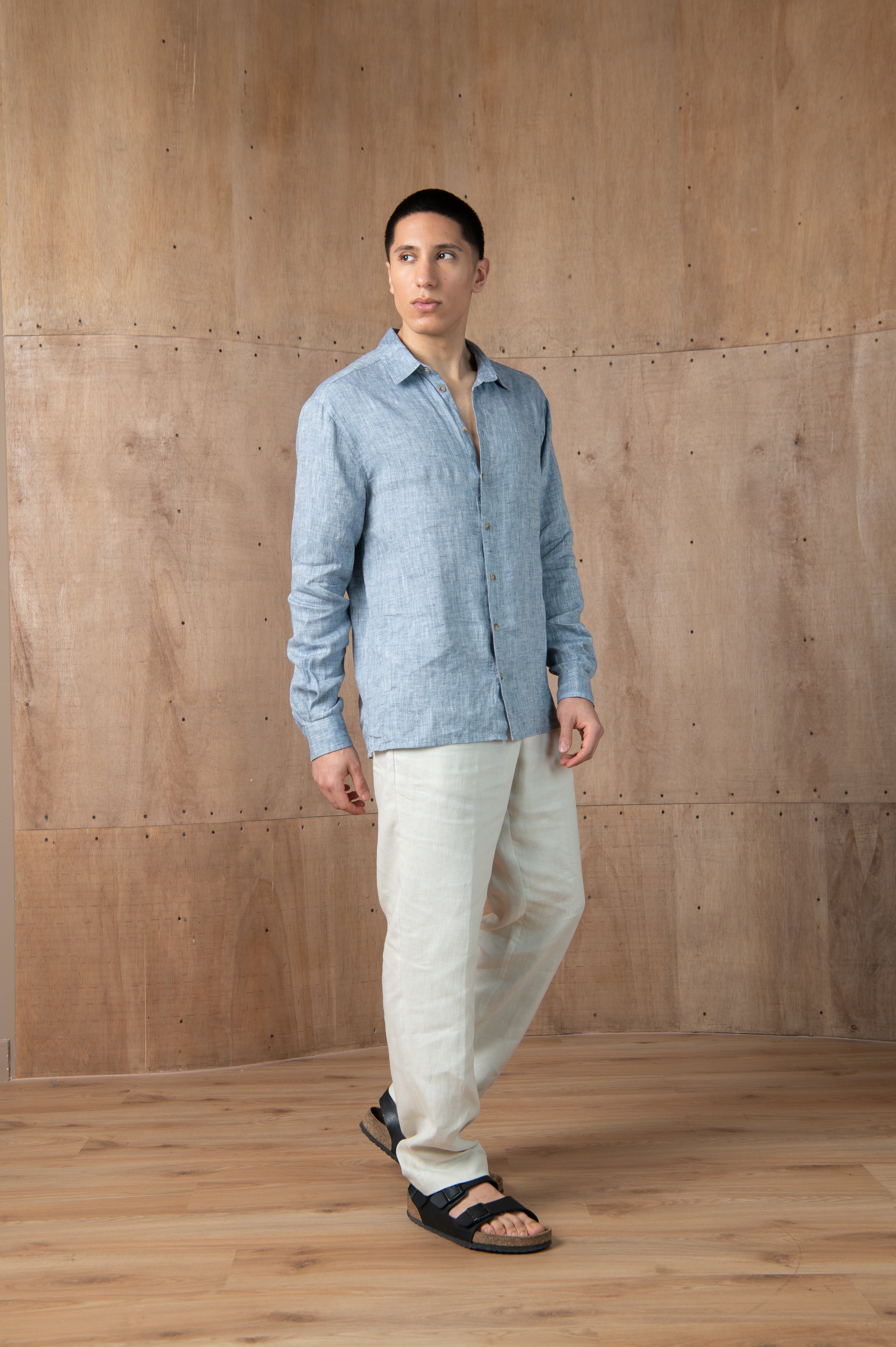 100% Linen Shirt Robin