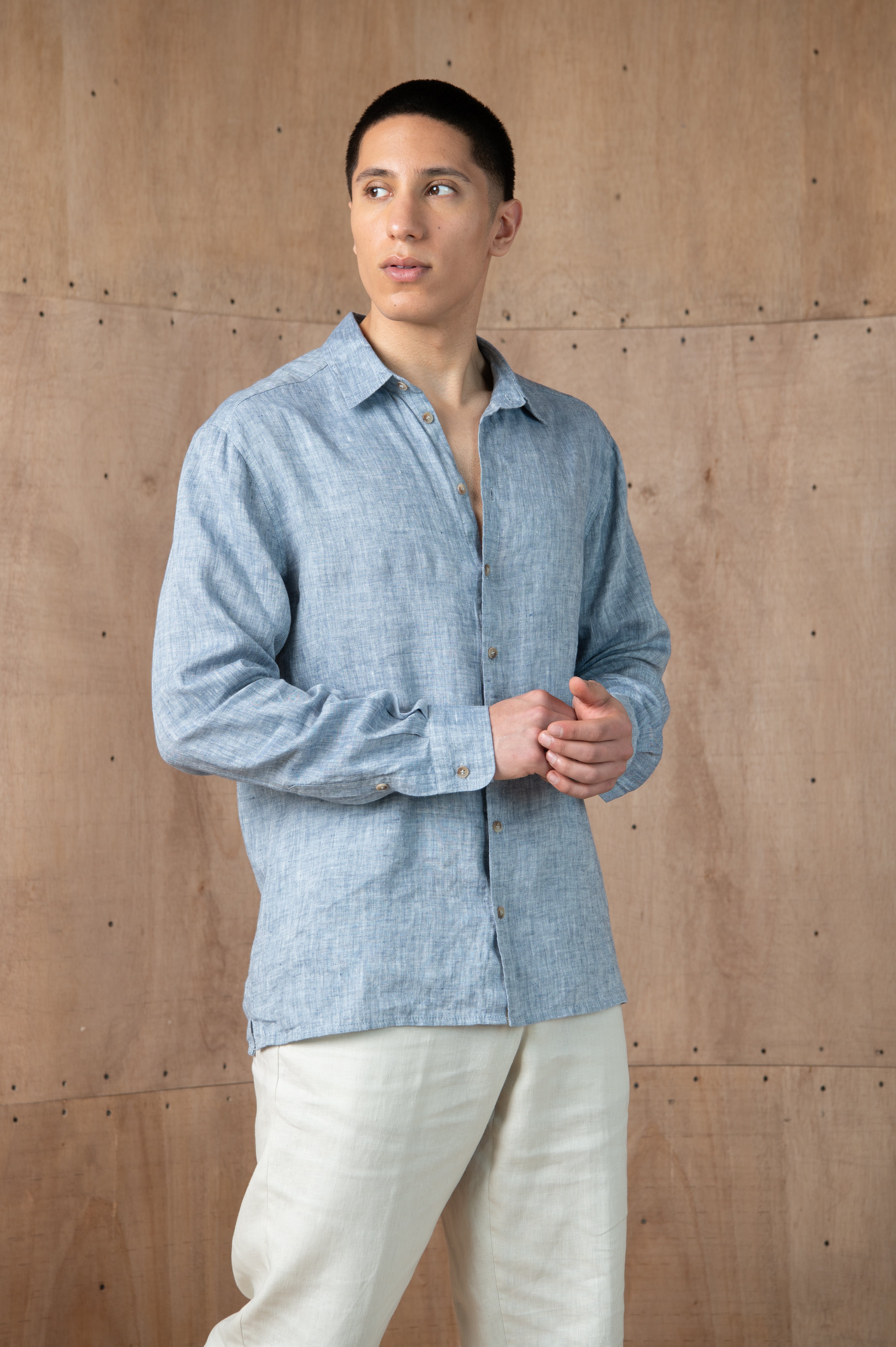 100% Linen Shirt Robin