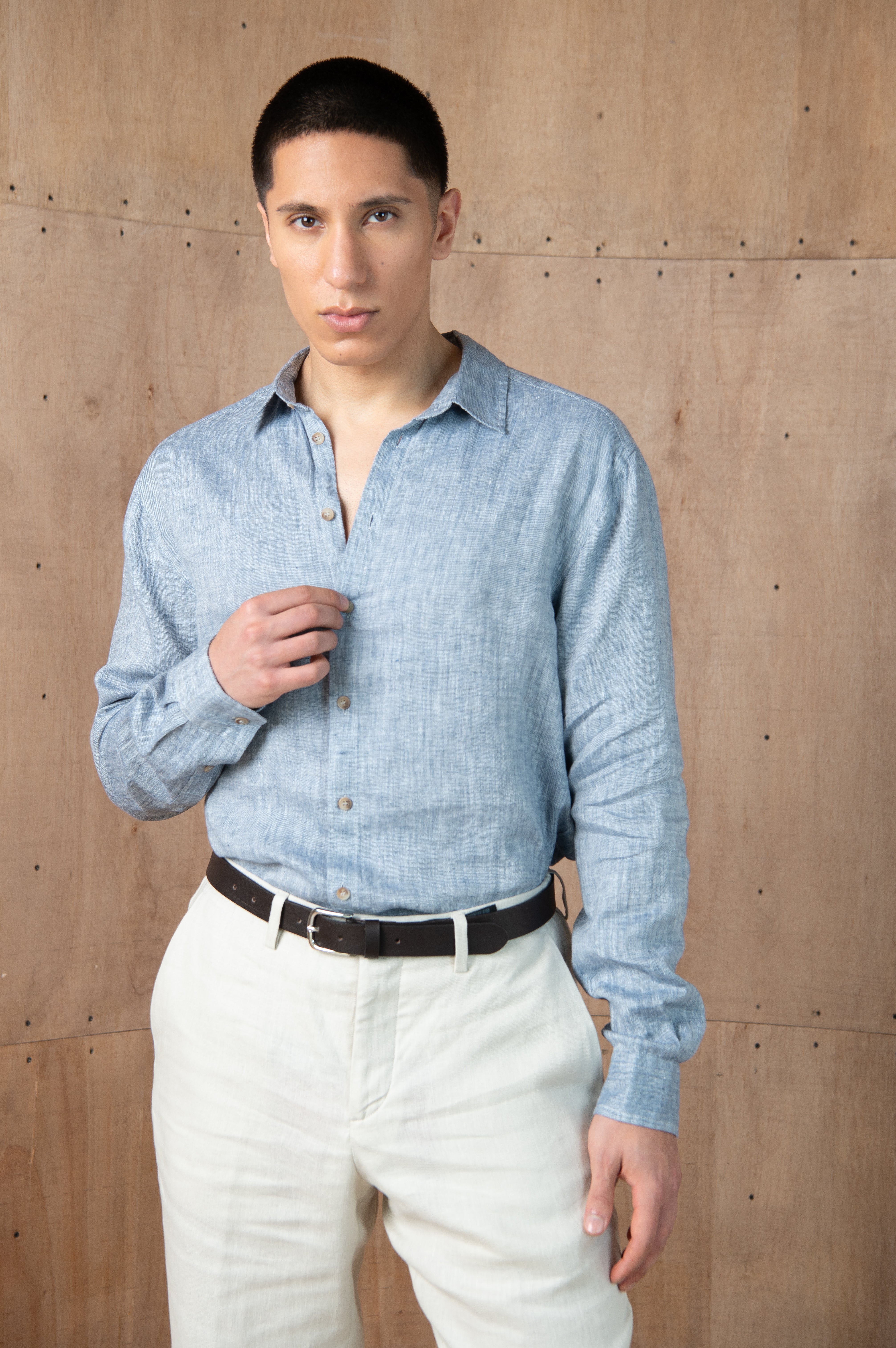 100% Linen Shirt Robin