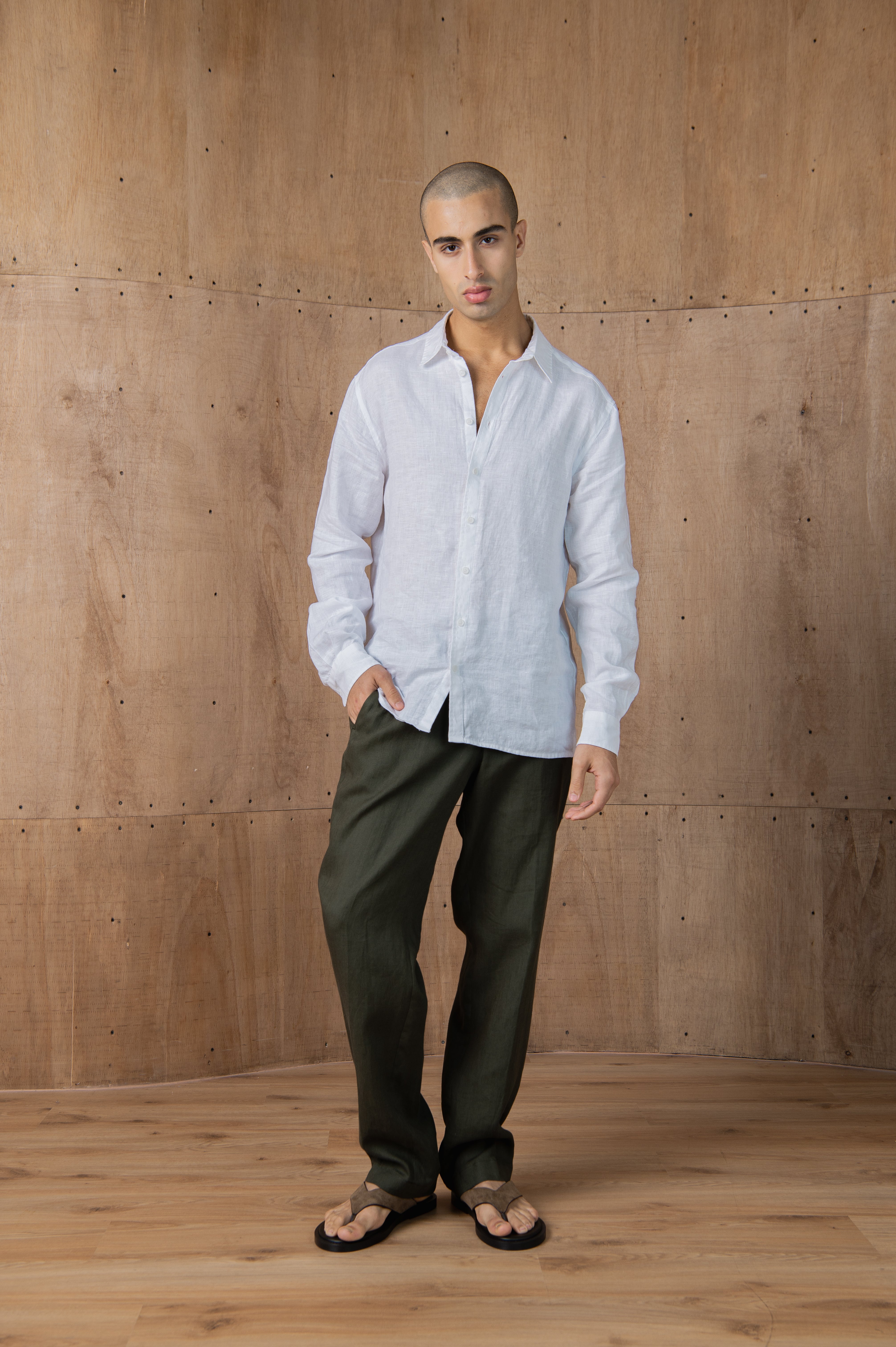 100% Linen Shirt Robin