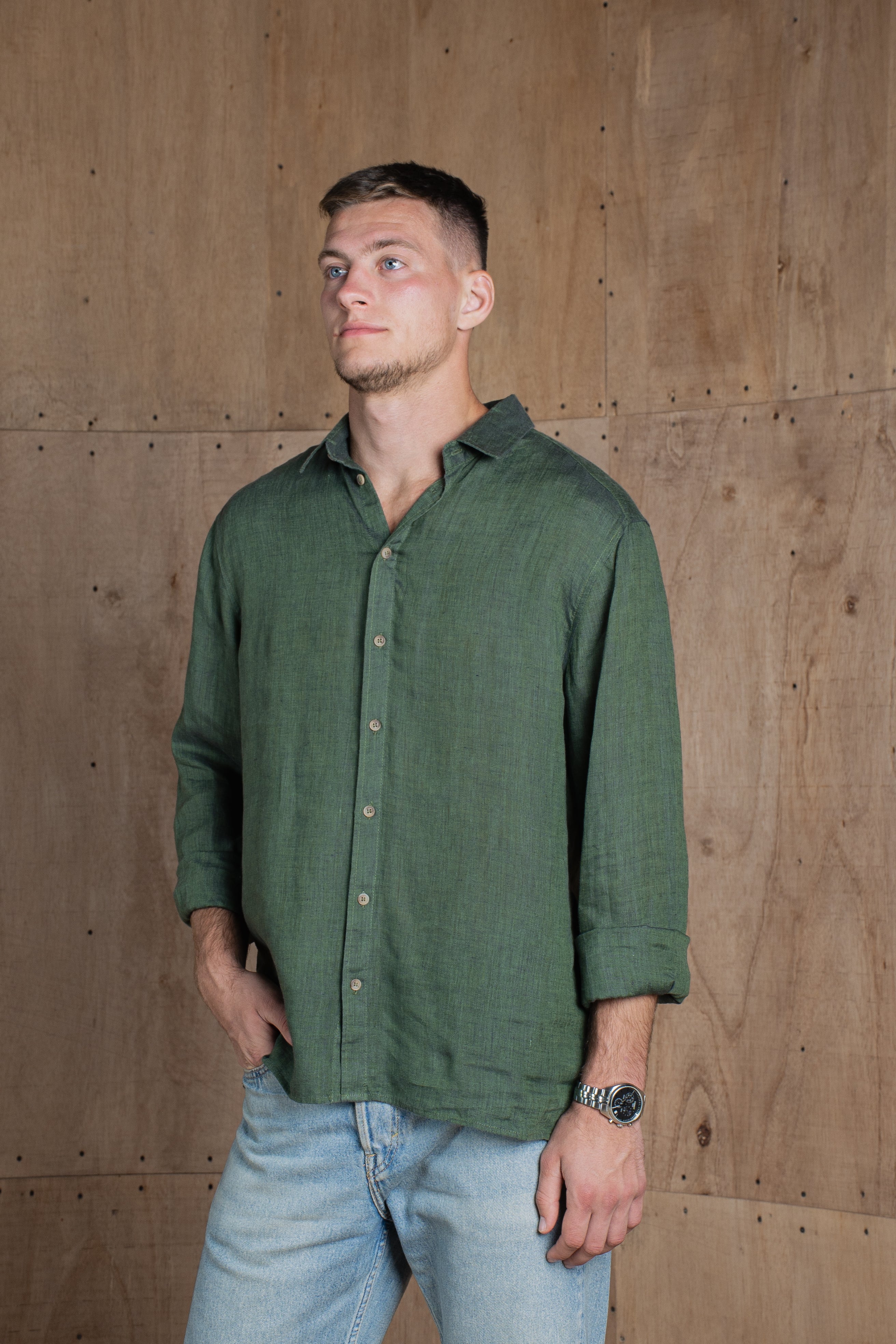 100% Linen Shirt Robin